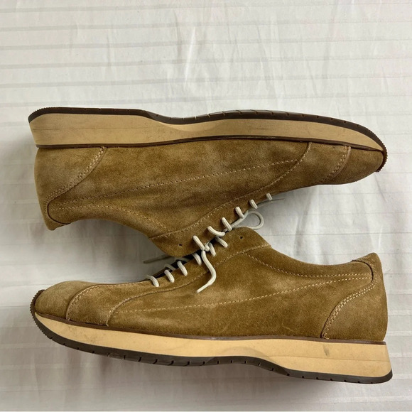 Rockport Mens Sneakers Shoes Suede Tan US Sz 9W - Picture 10 of 14